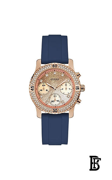 GUESS W1098L6 Women's Rubber Quartz  Analog Wrist Watch image 0