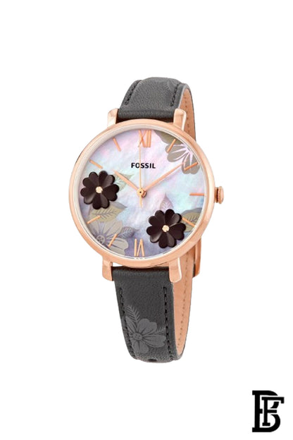 FOSSILWomen's Jacqueline Analog Leather Strap Watch ES4535 image 1