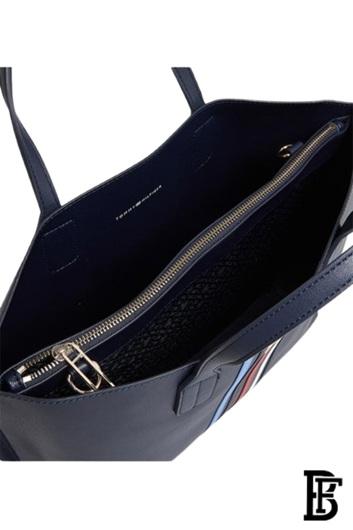 Tommy Hilfiger Iconic Logo Detail Textured Tote Bag\BAGD037 image 1