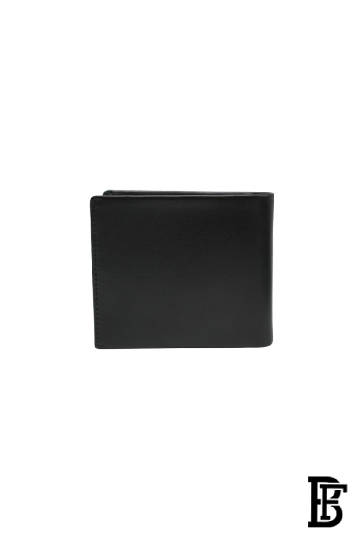Leather Coin And Credit Card Wallet BLACK- LEATHER image 3
