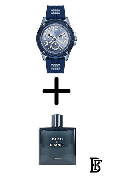 GUESS Men's Chronograph Wrist Watch GW0051G4 + Gift perfume tester 30 ml image 0