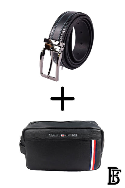 BUNDLE  BELT &amp; HAND BAG BY TOMMY TH.HB8&amp;TH.B2 image 0