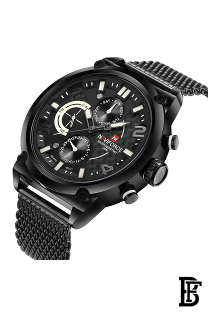 NAVIFORCE NF9068 BWB   MEN'S Stainless Steel Wrist Watch image 2