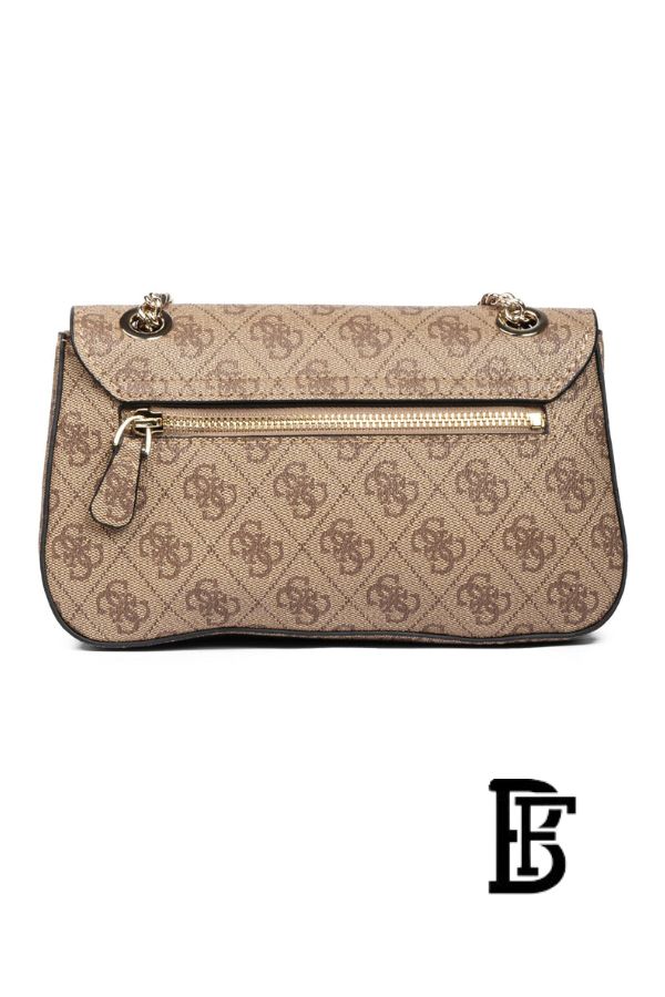 Guess Beige Women Elegant Everyday Shoulder Bag image 4