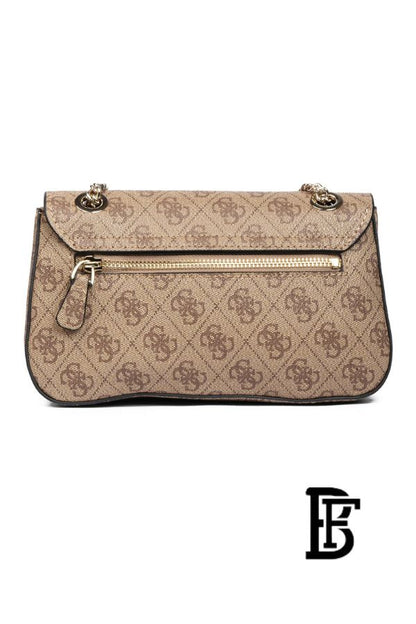 Guess Beige Women Elegant Everyday Shoulder Bag image 4