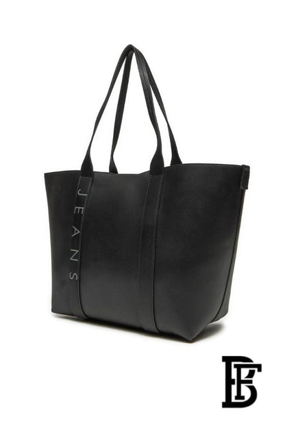 Tommy Hilfiger City Bold Mini Tote Bag in Black image 2