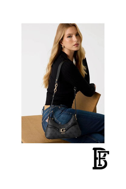 Guess Black Women Shoulder Bag Hwsg7993730 – Elegant Everyday Shoulder Bag image 11