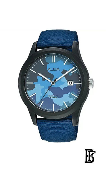 Alba AS9K35X Men's Fabric  Quartz Analog Wrist Watch      Warranty from Elaraby Group image 0