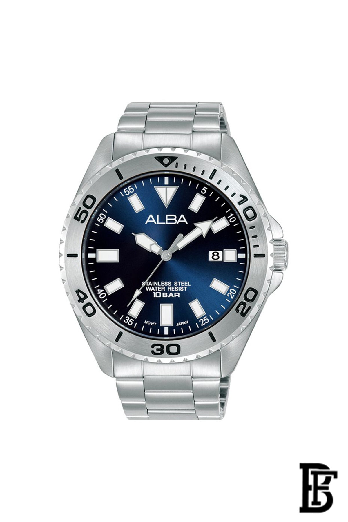 Alba AS9Q43X Men's Stainless steel Quartz Analog Wrist Watch      Warranty from Elaraby Group image 1