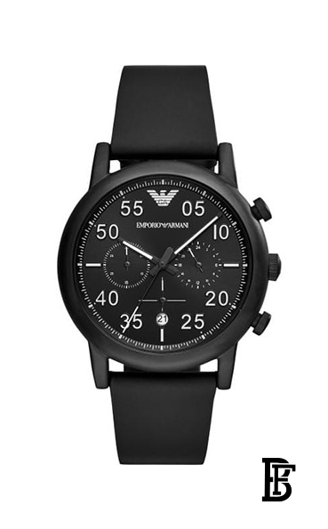 EMPORIO ARMANI Men's Leather Analog Wrist Watch AR11133 image 1