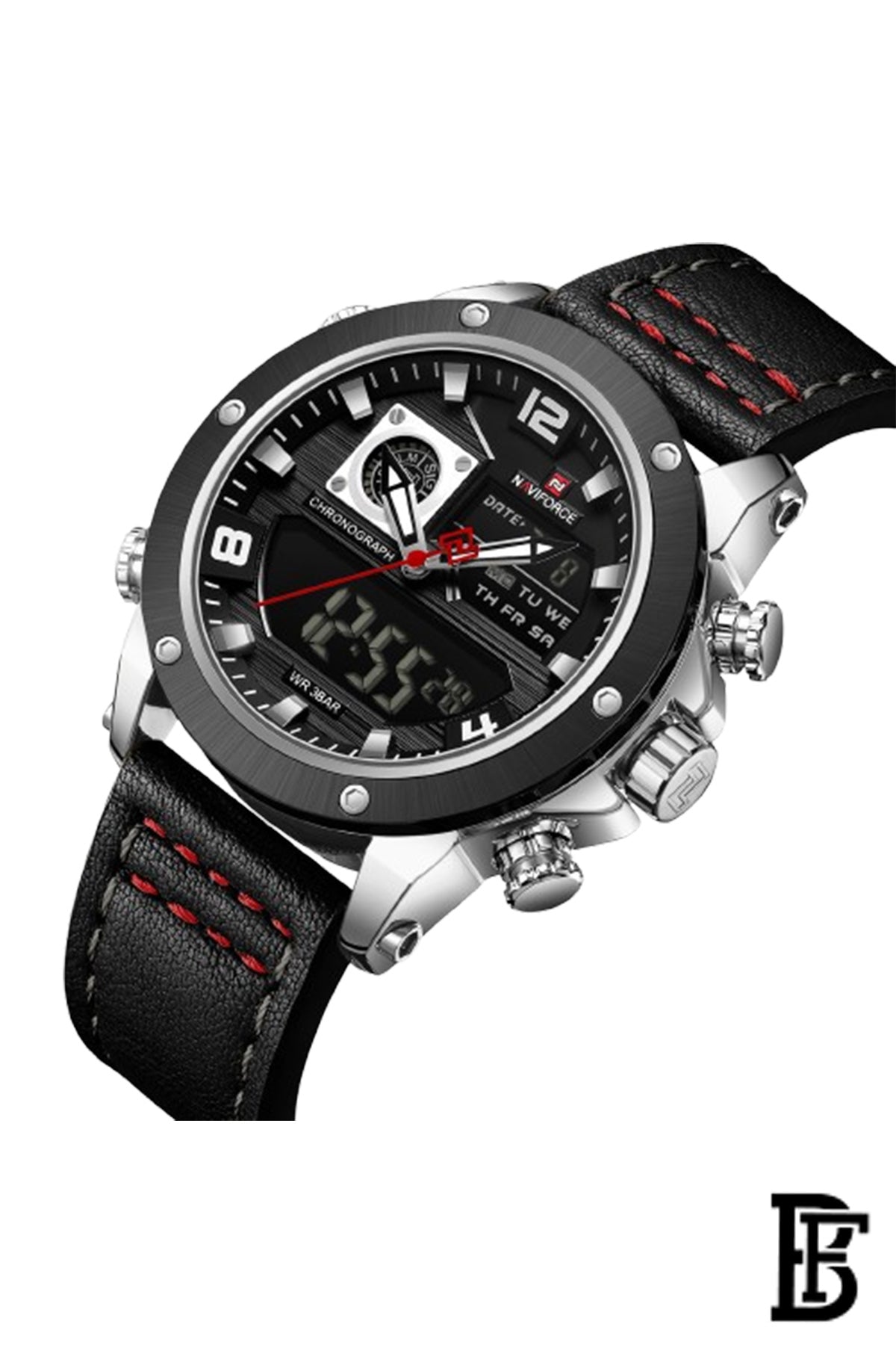 Naviforce NF9236 SWB Men's Analog Leather Watch image 2