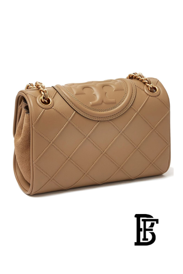 Tory Burch Women's Beige Leather Handbag 143249 200 - Stylish everyday shoulder bag image 3