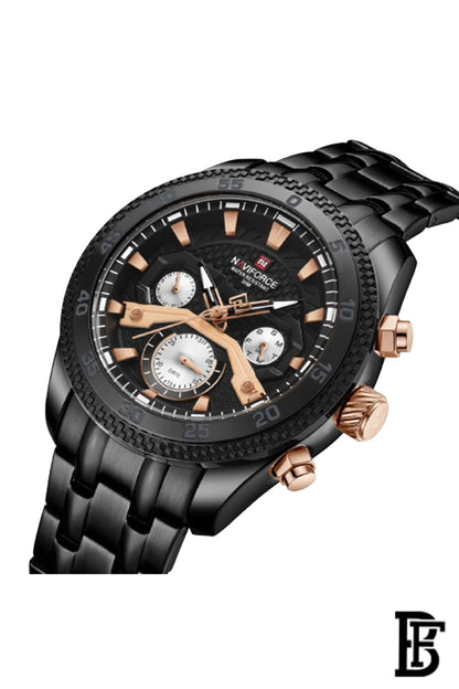NAVIFORCE NF9222  BB MEN'S Stainless Steel Wrist Watch image 2
