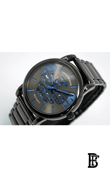 EMPORIO ARMANI Men's Stainless Steel Clasp Analog Watch AR60029 Automatic image 2