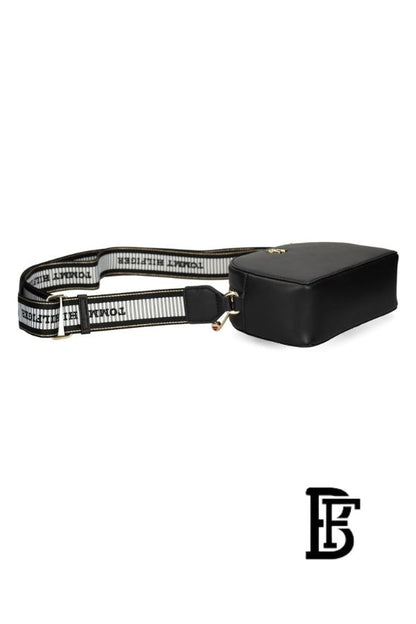 Tommy Hilfiger Black Leather Women Handbag Aw0Aw16679 – Elegant Everyday Shoulder Bag image 5