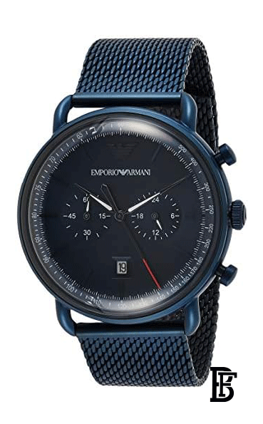 EMPORIO ARMANI men Aviator Chronograph Watch AR11289 image 2