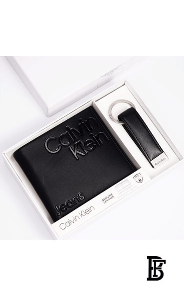 Calvin Klein wallet and keychain for men image 1