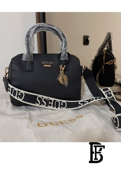 Guess Black Women Shoulder Bag Sf943608 Bla – Elegant Everyday Shoulder Bag image 6