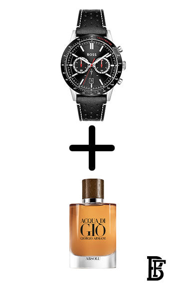 Hugo Boss Watch For Men 1513920 + Gift perfume Tester 30 ml image 1