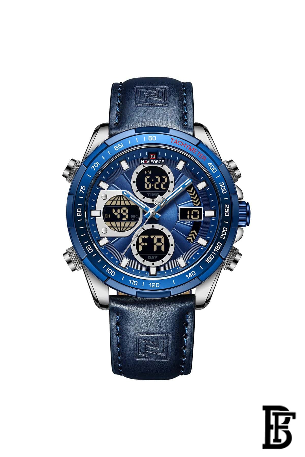 Naviforce NF9197L S/BE/BE       Men's Analog Leather Watch image 1