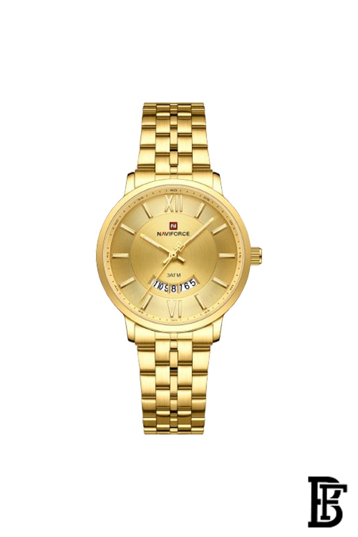Naviforce NF9238L GGG   Women's Analog Stainless Steel Watch image 1