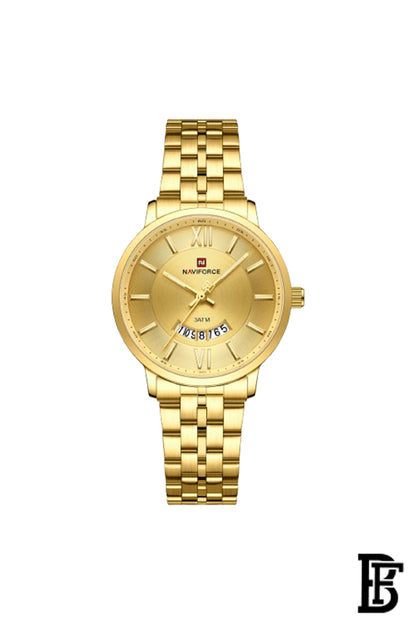 Naviforce NF9238L GGG   Women's Analog Stainless Steel Watch image 1