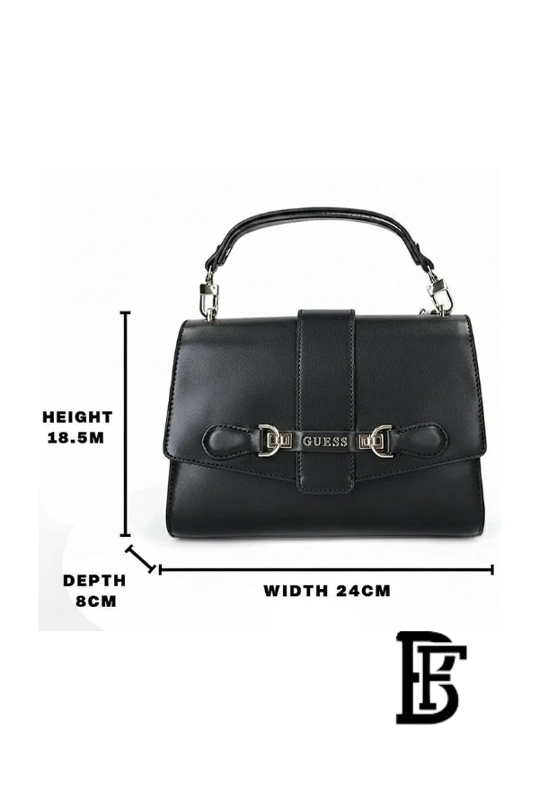 Guess Black Women Shoulder Bag Hwvg95 00200 Bla  – Elegant Everyday Shoulder Bag image 7