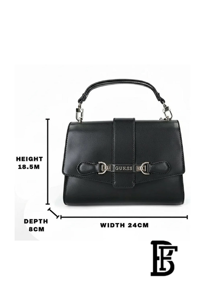Guess Black Women Shoulder Bag Hwvg95 00200 Bla  – Elegant Everyday Shoulder Bag image 7