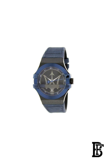 MASERATI Men's Potenza Croc Embossed Leather Quartz Watch R8851108007 image 1