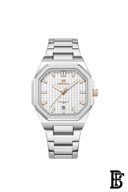 Naviforce NF5053 S/W     Women's Analog Stainless Steel Watch image 0