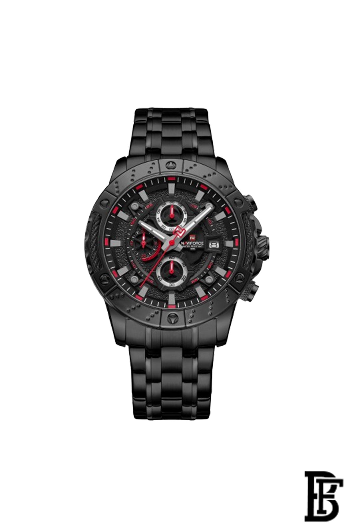 NAVIFORCE NF9227 BRB MEN'S Stainless Steel Wrist Watch image 1