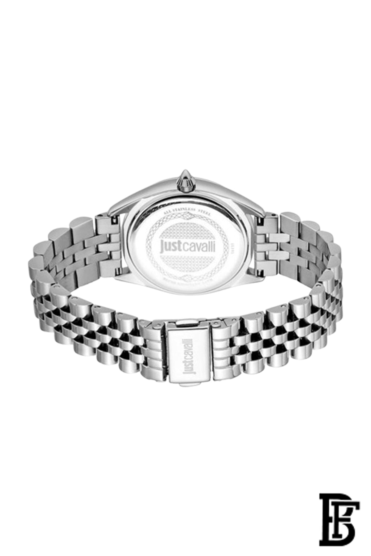 Just Cavalli JC1L195M0345 Women's Analogue Quartz Watch with Stainless Steel Strap, darkblue, Fashionable image 3