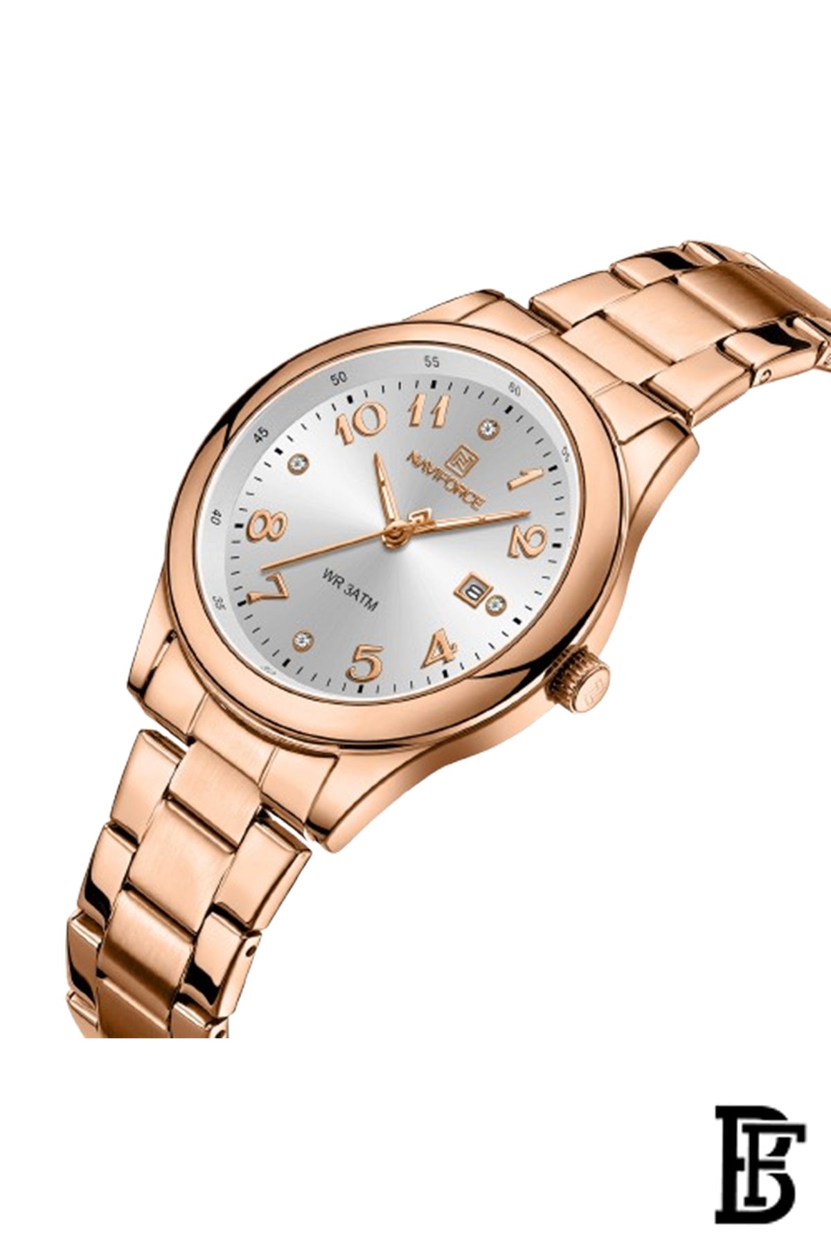 Naviforce NF5059 RGW      Women's Analog Stainless Steel Watch image 2