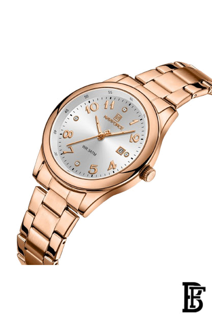 Naviforce NF5059 RGW      Women's Analog Stainless Steel Watch image 2