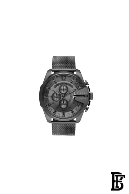 DIESEL Men's Only The Brave Round Shape Stainless Steel Chronograph Wrist Watch 51 mm - Grey - DZ4527 image 0