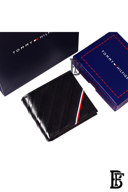 Tommy Hilfiger Bradyn Mens Passcase Wallet Black image 1