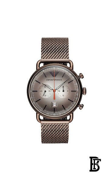 Armani Men's Metal Analog Wrist Watch Ar11169 + Gift perfume Tester 30 ml image 2