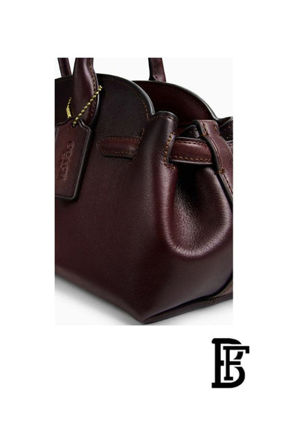 Coach Burgundy Women Shoulder Bag Ccm57 B4Mpl – Elegant Everyday Shoulder Bag image 5