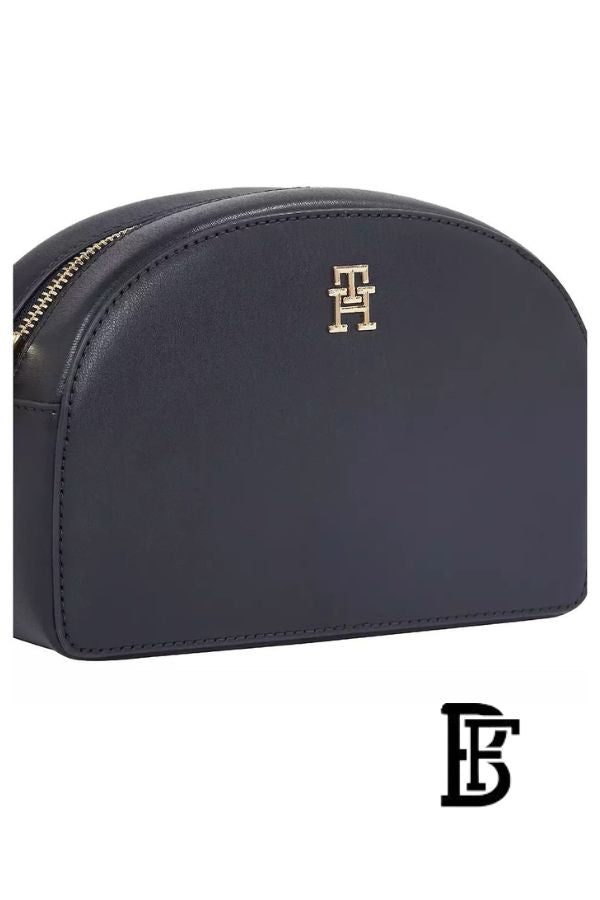 Tommy Hilfiger Blue Leather Women Cross Body Bag Aw0Aw16682– Elegant Everyday Cross Bag image 4