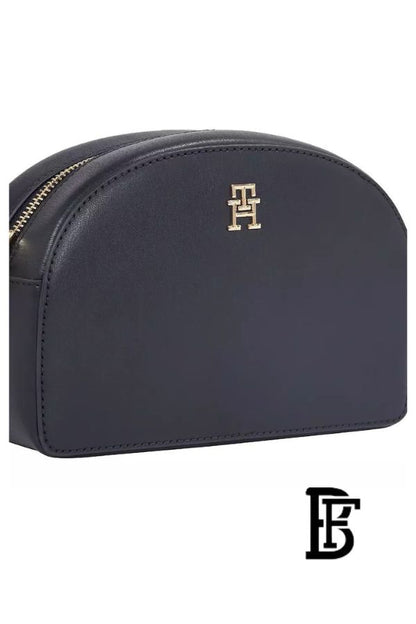 Tommy Hilfiger Blue Leather Women Cross Body Bag Aw0Aw16682– Elegant Everyday Cross Bag image 4