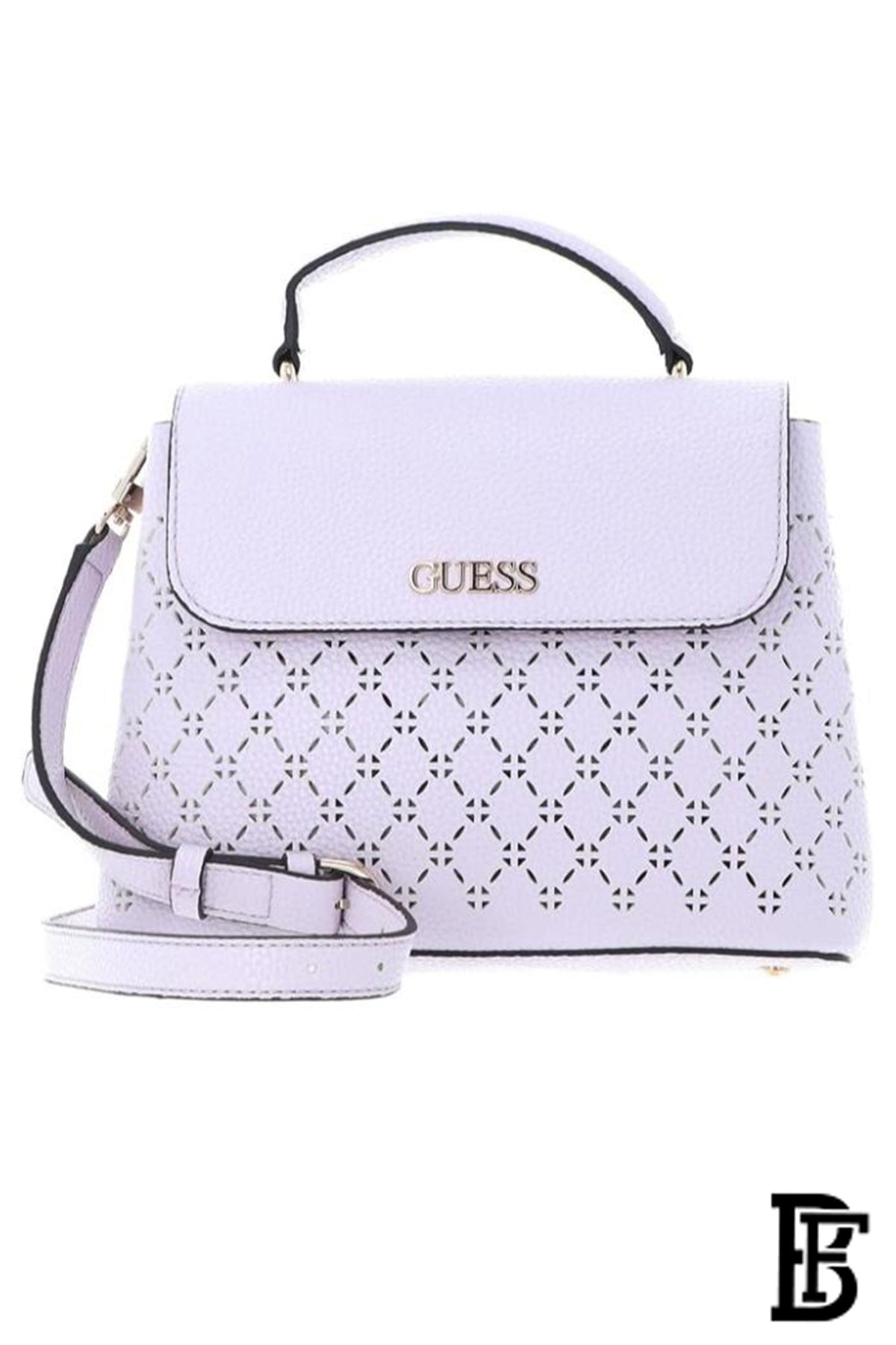 GUESS womens Amara Top Handle Flap\BAGD017 image 0