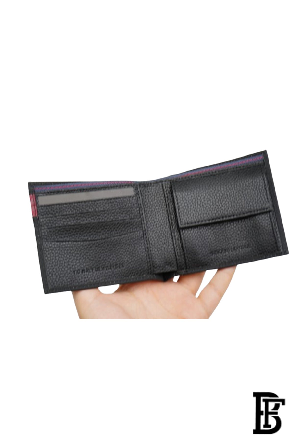 Tommy Hilfiger Leather Wallet for Men BLACK image 7