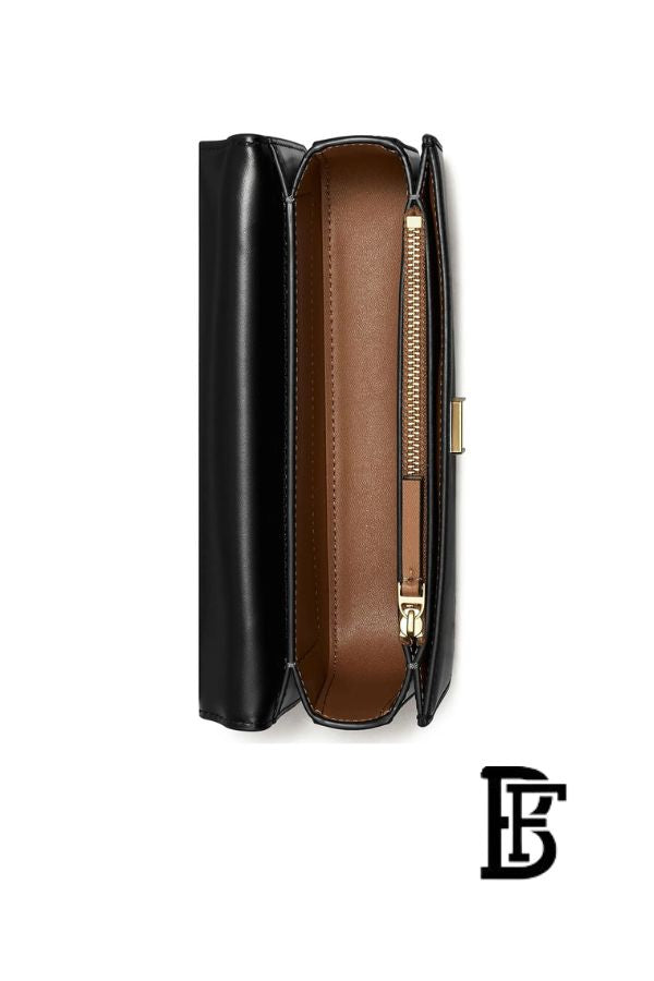 Tory Burch Black Leather Women Handbag 158734 001 – Elegant Everyday Shoulder Bag image 6