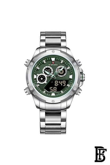 NAVIFORCE NF9217 S/GN  MEN'S Stainless Steel Analog Wrist Watch image 0