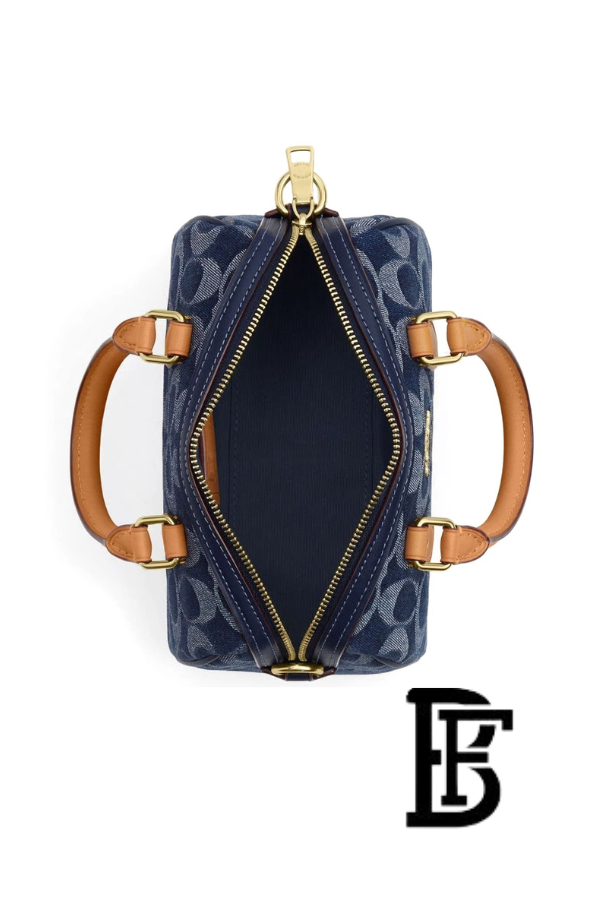 Coach Navy Women Handbag  Cy742 – Elegant Everyday Handbag image 4