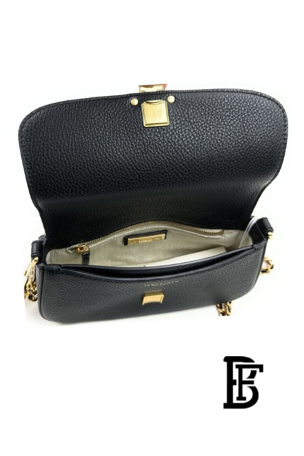 Tory Burch Black Leather Women Handbag 138772 001 – Elegant Everyday Shoulder Bag image 10