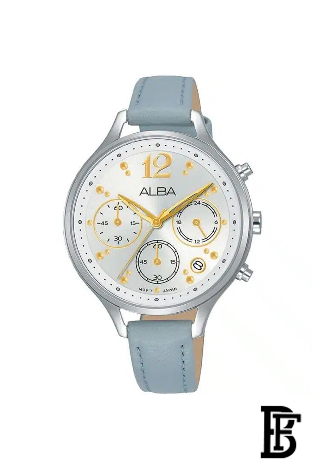 Alba AT3F09X Women's Leather Quartz Analog Wrist Watch      Warranty from Elaraby Group image 0