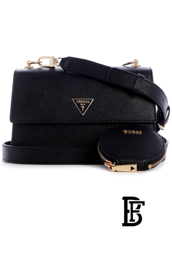 Guess Black Women Shoulder Bag Hwevg873719 Bla  – Elegant Everyday Shoulder Bag image 1