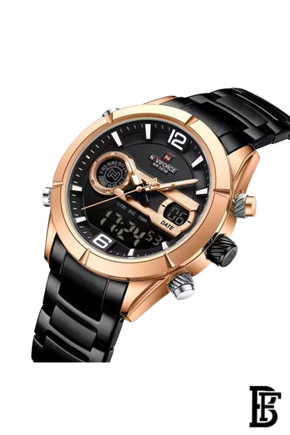 NAVIFORCE NF9232 RGBB  MEN'S Stainless Steel Analog Wrist Watch image 2