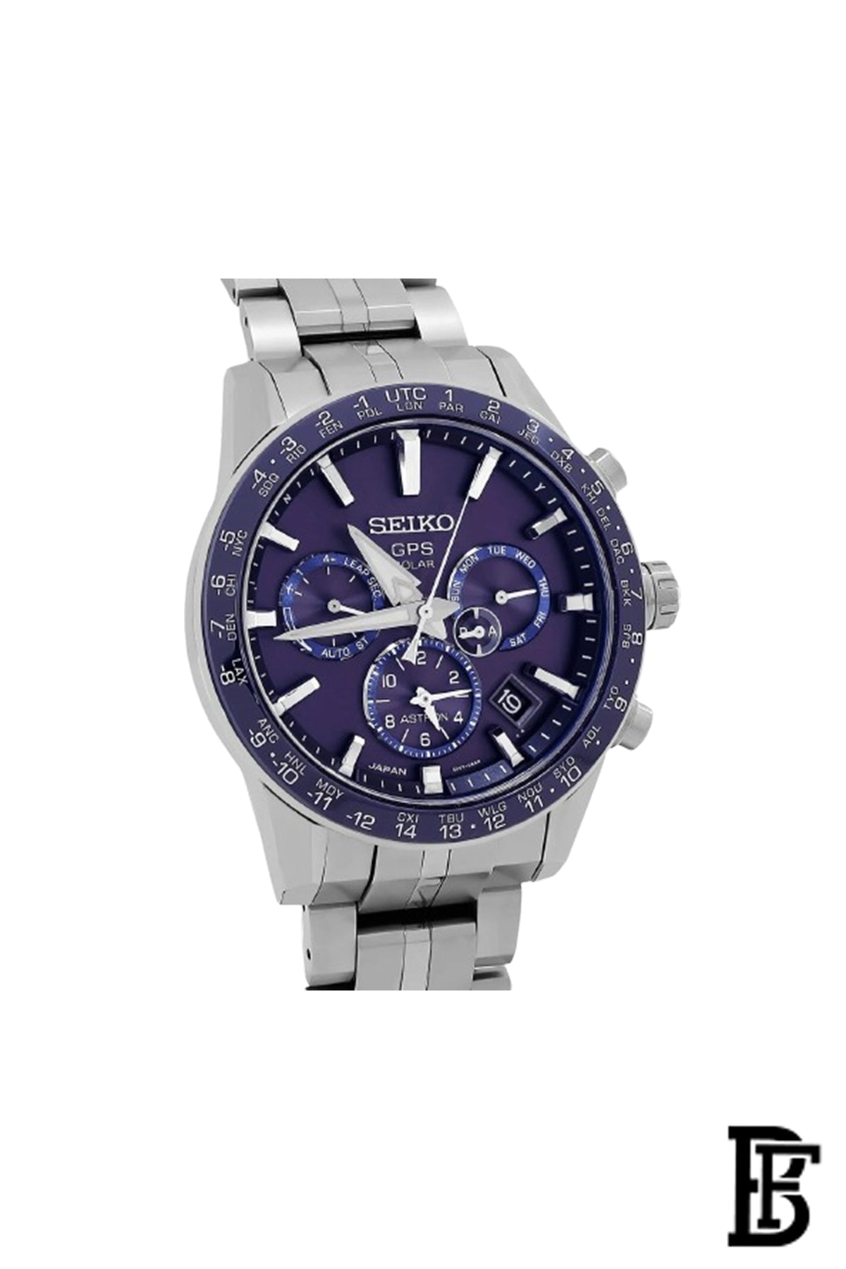 SEIKO Men's Hand Watch ASTRON Stainless Band, Black Dial SSH001J1 image 3